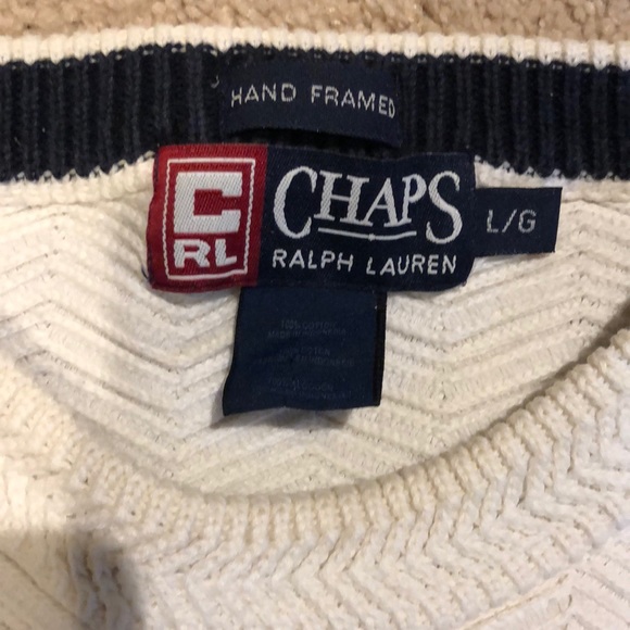 Ralph Lauren Chaps Mens Sweater Size Large Thick - Picture 3 of 7